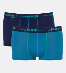 Pánske boxerky Start Hipster C2P box - UNKNOWN - modrá kombinácia V020 - SLOGGI UNKNOWN 6