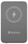 Verbatim Charge 'n' Go Magnetická bezdrôtová powerbanka 10000mAh šedá / USB-C / MagSafe / 15-20W (32249)