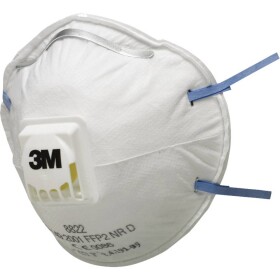 3M 8822 respirátor proti jemnému prachu, s ventilom FFP2 10 ks DIN EN 149:2001; 8822