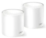 TP-LINK Deco X1500 (2-pack) biela / Wi-Fi 6 systém MESH AX1500 / Dual-band / 2x GLAN (Deco X1500(2-pack)(EU))