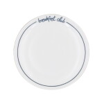 Eulenschnitt Porcelánový tanier Breakfast Club Ø 20,4 cm – dark blue