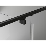 MEXEN/S - Exo sprchovací kút dvere krídlové 120 x 75, transparent, čierna 819-120-075-70-00