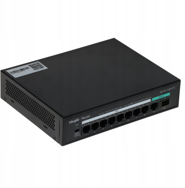Reyee SWITCH POE RG-ES110GS-P-L 8-PORTOWY SFP REYEE