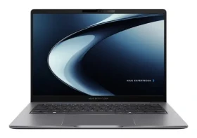 Asus ExpertBook P3 sivá / Notebook / 14" WQXGA / Intel Core i7-13620H / 16GB DDR5 / 512GB SSD / Intel UHD / Bez OS (90NX08E1-M00FF0)