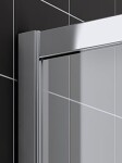 Kermi Cada XS /rohový vstup/ bezbariérové posuvné dvere 900x2000, číre sklo clean, profil strieborný lesk ĽAVÝ CKC2L09020VPK