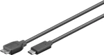 MicroConnect kábel USB C (M) - microUSB3.0 B (M) 1m čierna / 5000Mbit/s (USB3.1CAMIB3.01)