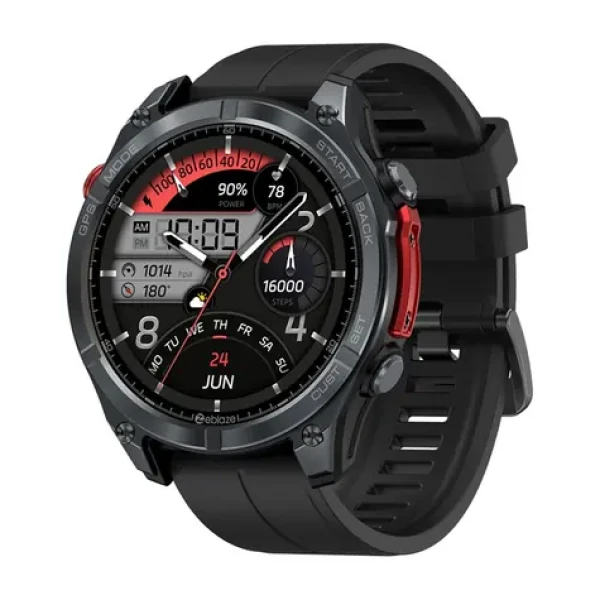 Zeblaze Stratos 4 čierna / Chytré hodinky / 1,43 "AMOLED / GPS / BT 5.3 / SpO2 / IP69K (Zeblaze Stratos 4)
