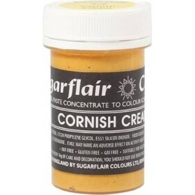 Gélová farba cornish cream 25 g - Sugarflair - Sugarflair