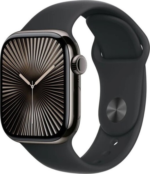 Apple Watch 10 GPS + Cellular 46mm Srokove Titanium M/L Čierny (MWYE3QF/A)