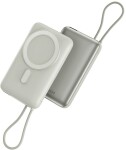 Energea PowerBank Bazic Fusion Mag 10000mAh MagSafe kabel USB-C Sivý