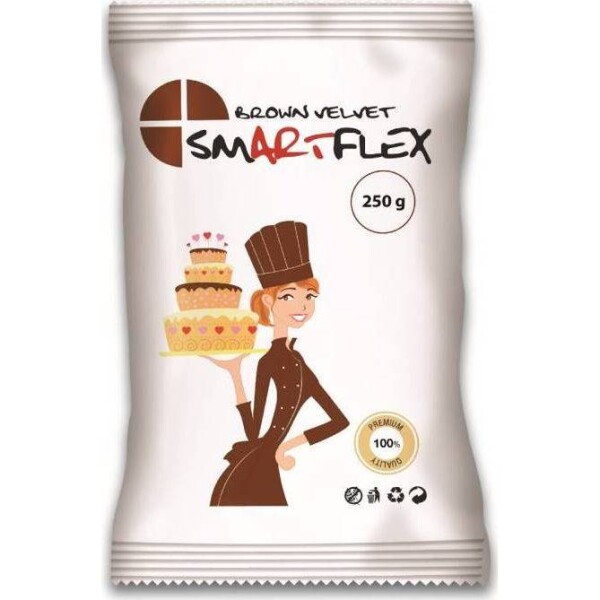 Smartflex Brown Velvet Vanilka 0,25 kg v sáčku 0233 torta/dortíš - Smartflex - Smartflex