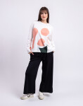 Thinking MU Flower Contrast Emily Tee WHITE XS