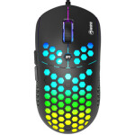 Marvo M399 čierna / herná optická myš / 6400 DPI / RGB / USB / 1.5m (M399)