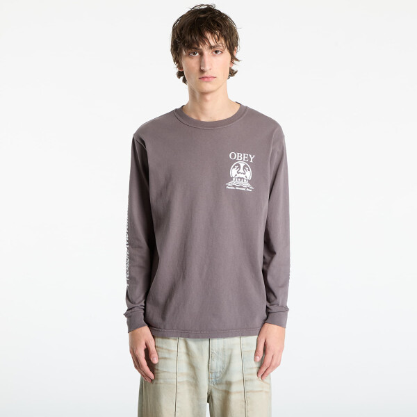 Tričko OBEY Precision Pigment Dusty Black M