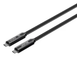 Unitek Kábel optický USB-C 5 m čierna / Kábel / USB-C (M) - USB-C (M) / 10 Gbps / PD 60W / 8K 30Hz (C14178ABK01-5M)