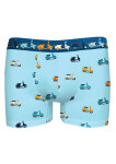 Pánske boxerky JOHN FRANK JFBDWPMOD507 Mini skúter XXL Sv. modrá