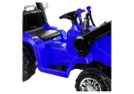 Mamido Detský elektrický traktor Power s radlicou modrý