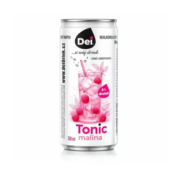 Dei Nealkoholický Perlivý Nápoj tonic malina 330 ml (19097)