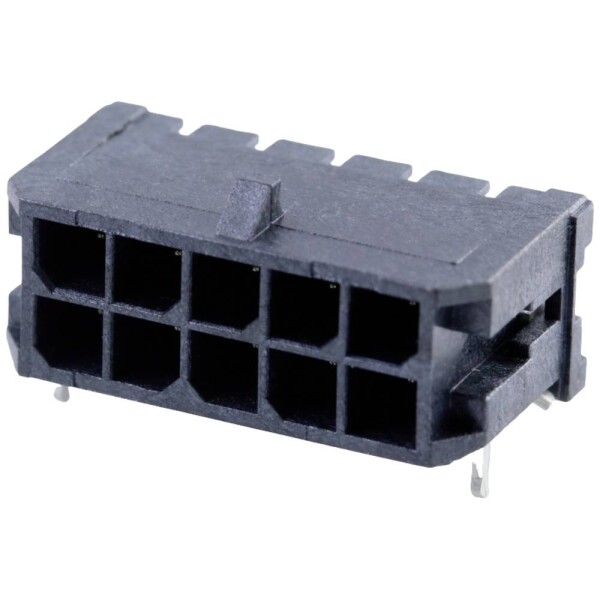 Molex vstavaná pinová lišta (štandardná) Počet pólov 10 Raster (rozteč): 3.00 mm 430451007 1 ks Tape on Full reel; 430451007