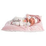 Llorens 73880 New Born dievčatko realistická bábika bábätko s celovinylovým telom 40 cm