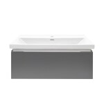 Kúpeľňová skrinka s umývadlom SAT Feel 80x30x44, 8 cm antracit mat SATFEEL80ANTU4 SATFEEL80ANTU4