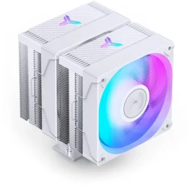 Jonsbo CR-3000E biela / Chladič procesora / Dual-Tower / RGB / 120mm / AM5 (CR-3000EW ARGB)