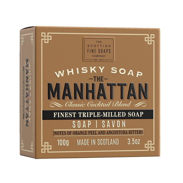 Scottish Fine Soaps tuhé mydlo Whisky Soap The Manhattan 100 ml