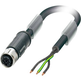 Phoenix Contact SAC-3P- 1,0-PVC/M12FSS PE napájacie vedenie, 1411644, 1 m, 1 ks; 1411644