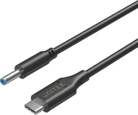 Unitek C14117BK-1.8M / Napájací kábel / USB-C - DC 4,5 mm / 65 W / 1,8 m (C14117BK-1.8M)
