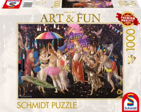 Schmidt Puzzle Art Fun: Primavera 2024
