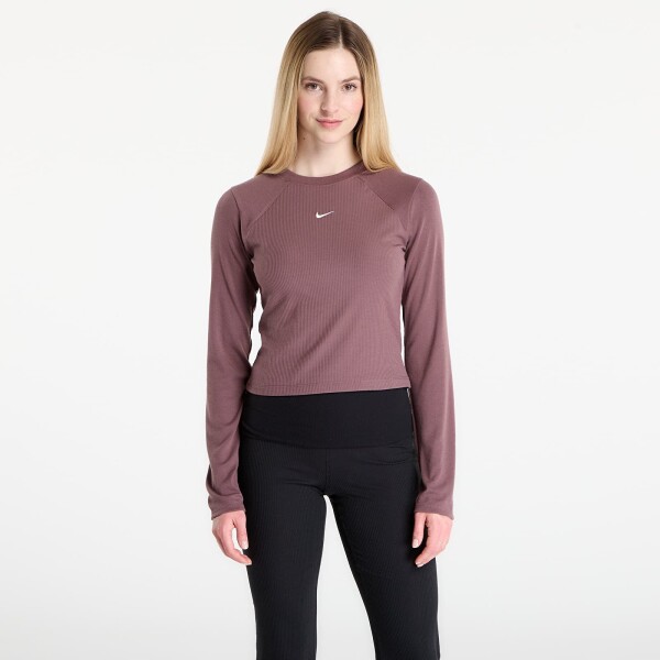 Tričko Nike Sportswear Chill Knit Women's Tight Long-Sleeve Ribbed Top Tattoo/ Sail S