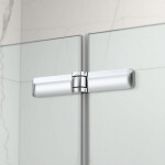 Vaňová zástena SAT SK 150x105 cm chróm SATVZSKNEW105 SATVZSKNEW105
