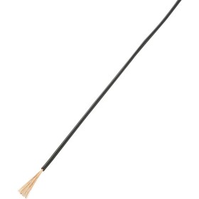 TRU COMPONENTS 1567866 opletenie / lanko, LiFY, 1 x 1.50 mm², čierna, 25 m; 1567866
