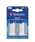 Verbatim batéria D Alkaline 2ks / 1,5 V / blister (49923)