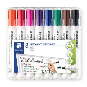 Staedtler Lumocolor / Popisovač na bielu tabuľu / sada 8 ks / šírka stopy 2-5 mm / 8 farieb (351 WP8)