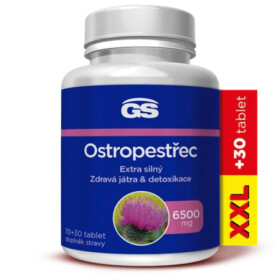 GS Pestrec mariánsky 6500 mg XXL 70+30 100 tabliet