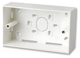 Lindy nástenný rámček 2x UK biela / Rámček / 146x86x47 mm / plast ABS (60524)