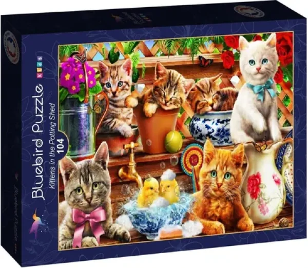 BlueBird Puzzle Mačiatka v kôlni