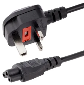 StarTech Power Cord UK BS1363 - C5 čierna / Napájací kábel / 1 m / 250 V / 2,5 A (PXTNB3SUK1M)