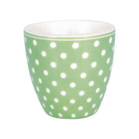 GREEN GATE Mini latte cup Dotty Pale Green 130 ml