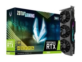 ZOTAC GAMING GeForce RTX 3090 Trinity / ---MHz / 24GB GDDR6X / 384bit / 2x HDMI + 3x DP / 320W (8+8) (ZT-A30900D-10P)