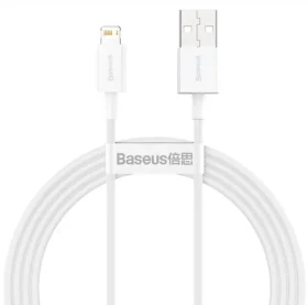 Baseus CALYS-B02 Kábel USB-A (M) - Lightning (M) 1.5 m biela (CALYS-B02)