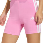 Dámske šortky adidas Essentials 3-Stripes High Waisted Biker shorts pink KT1625 women M