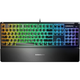 SteelSeries Apex 3 čierna / herná klávesnica / RGB podsvietenie / US layout (64795)