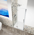 GELCO TRINITY CHROM dvere do niky ľavé, 1100 číre sklo, GT1211CL-CH GT1211CL-CH