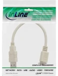 InLine USB-A - PS/2 béžová / Redukcia / 0,2 m (33102)