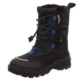 Chlapčenské zimné topánky barefit SNOW MAX Black/Blue Gore-Tex, Superfit , 1-002025-0000, čierna - 27