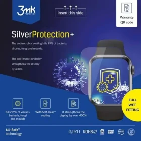 3mk All-Safe SilverProtection+ / Fólia ochranná pre hodinky / Full Wet Fitting / AIO / 5 ks (5903108485333)