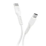SBS Dátový kábel USB-C biela / Kábel / Power Delivery 25 W / 1 m