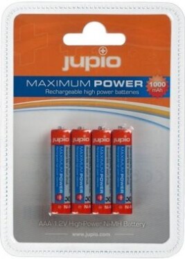 JUPIO dobíjacia batéria Ni-MH AAA 1000 mAh - 4ks (E61PJPJRBAAA1K)